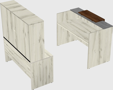 Modular reception desk