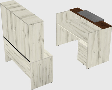 Modular reception desk