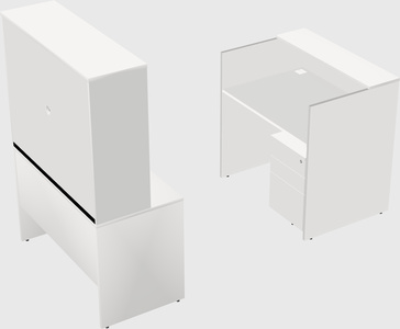 Modular reception desk