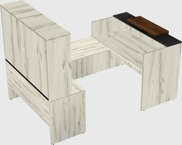 Modular reception desk