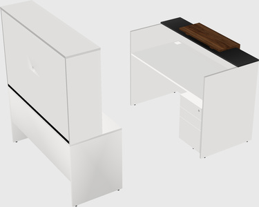 Modular reception desk