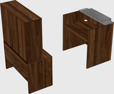 Modular reception desk