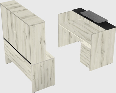 Modular reception desk