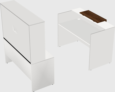 Modular reception desk