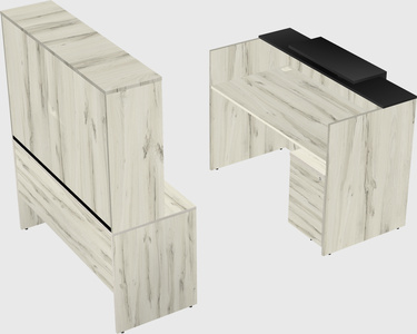 Modular reception desk