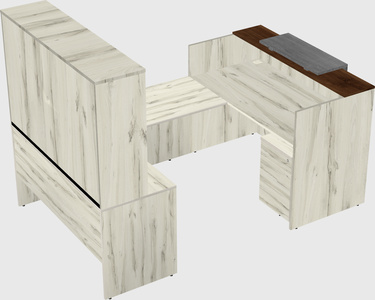 Modular reception desk