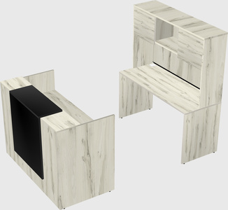 Modular reception desk