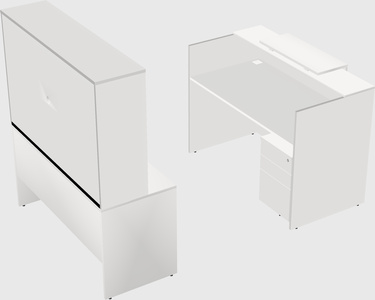 Modular reception desk