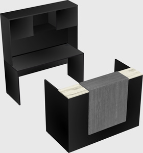 Comptoir d'accueil modulable