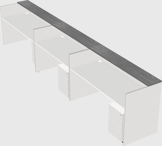 Long reception desk