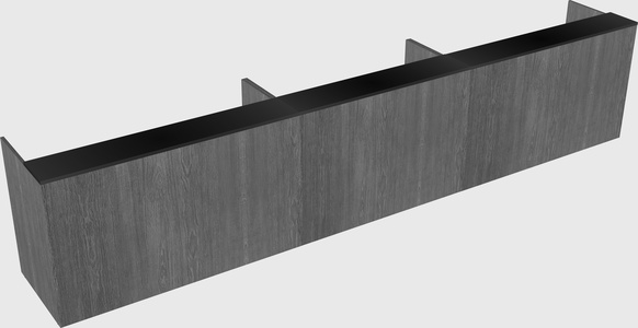 Long reception desk