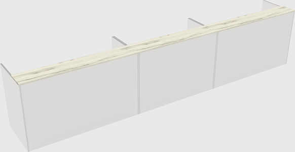 Long reception desk