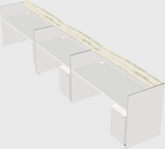 Long reception desk