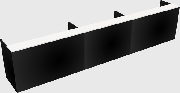 Long reception desk