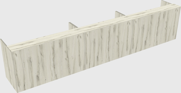 Long reception desk