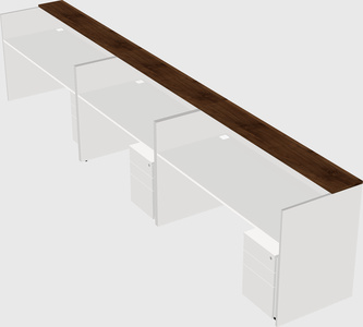 Long reception desk