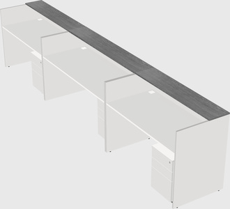 Long reception desk