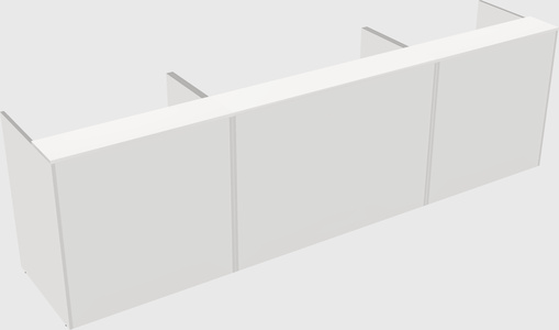 Long reception desk