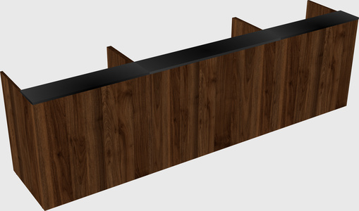 Long reception desk