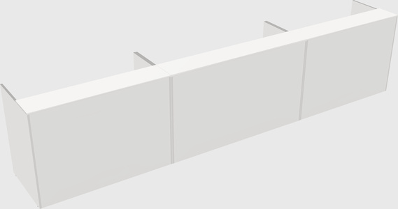 Long reception desk