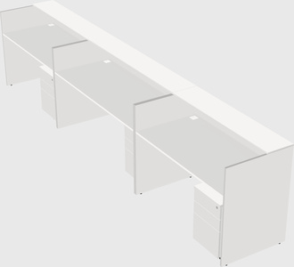 Long reception desk