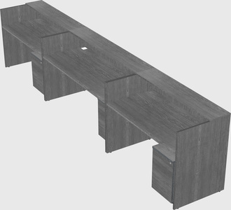 Long reception desk