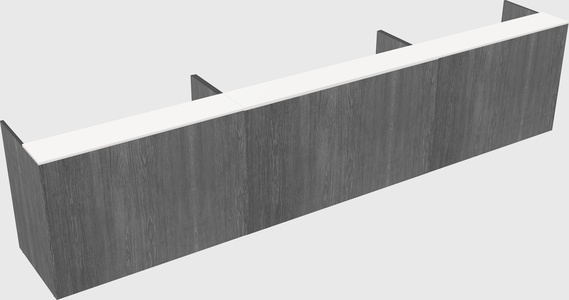Long reception desk