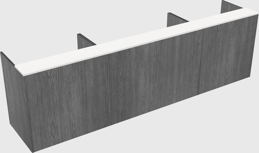 Long reception desk