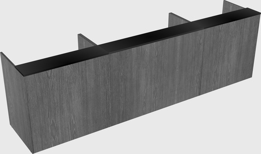 Long reception desk