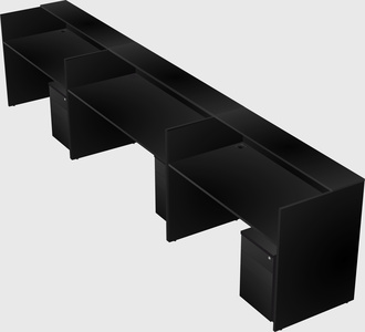 Long reception desk