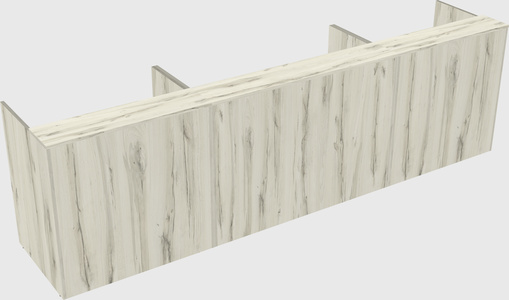 Long reception desk
