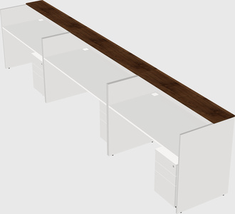 Long reception desk