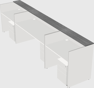 Long reception desk