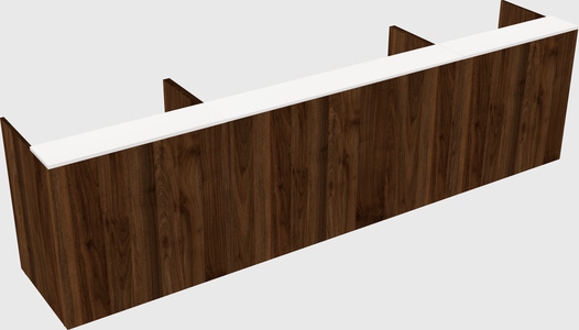 Long reception desk