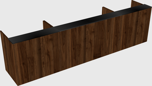 Long reception desk