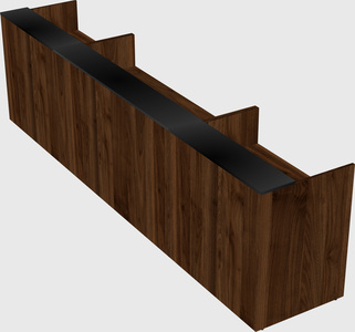 Long reception desk