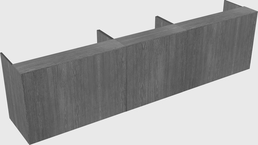 Long reception desk