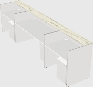 Long reception desk