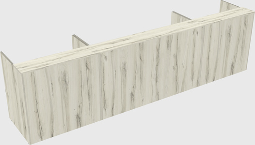 Long reception desk