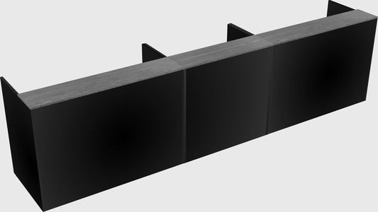 Long reception desk