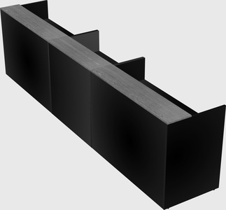 Long reception desk
