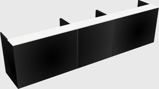 Long reception desk