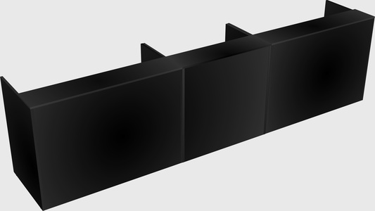Long reception desk