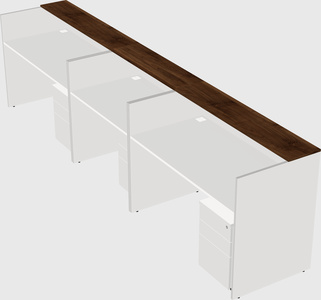 Long reception desk