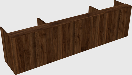 Long reception desk