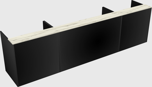 Long reception desk