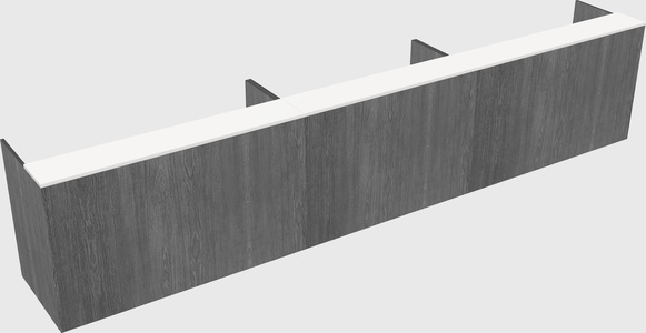 Long reception desk