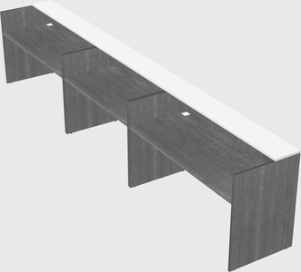 Long reception desk