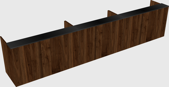 Long reception desk