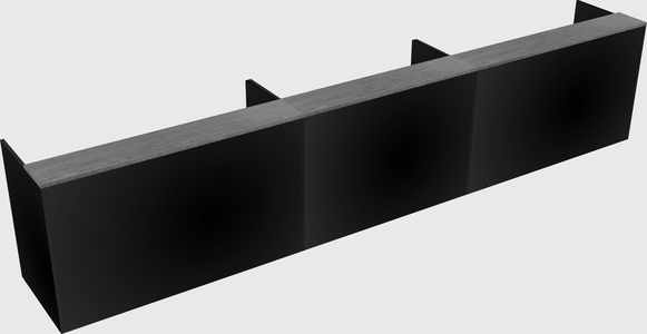 Long reception desk